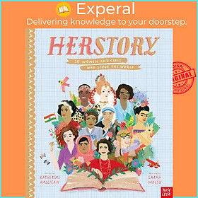 Sách - HerStory: 50 Women and Girls Who Shook the World by Katherine Halligan (UK edition, paperback)
