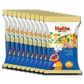 10 gói Snack và Đậu Thập Cẩm Tân Tân 50g