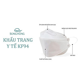 Khẩu trang y tế KF94 Sông Hồng - tiêu chuẩn Hàn Quốc