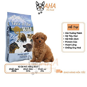 Thức Ăn Cho Chó Poodle Taste Of The Wild Bao 500g - Wetlands Thịt Chim Rừng, Trái Cây Rau Củ Quả - Cá Hồi Bao 500g