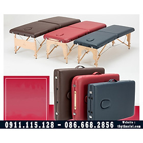 Mua Giường Massage Gấp Gọn Chân Gỗ HL3 - Giường Spa Gấp Gọn