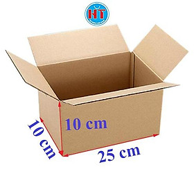 Hình ảnh Hộp carton đóng hàng 25x10x10 cm - giá xưởng