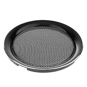 6.5 Inch Speaker Grills Cover Case for Speaker Mounting Home Audio DIY - 177mm Outer Diameter Black
