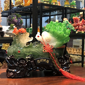 Mua Tỳ Hưu Phong Thủy Kéo Bắp Cải Xanh Nhỏ