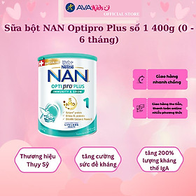 Sữa bột NAN Optipro Plus số 1 400g (0 - 6 tháng)