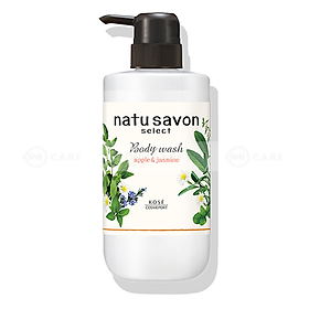 Sữa tắm tạo bọt làm mềm mịn da SOFTYMO NATU SAVON hương hoa nhài và táo chai (500 ml/chai)