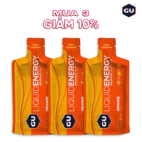 Gel Năng Lượng Dạng Nước Cho Sự Bền Bỉ GU Liquid Energy gói 60g