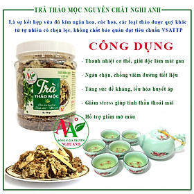 Trà thảo mộc - Trà dưỡng tâm an thần giúp ngủ ngon Đông Y Nghi Anh hộp 150gr