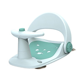 Infants Bath Tub Chair Sit up Bathing Non Slip for  6-18 Months Blue