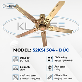 Mua Quạt trần không đèn Klasse 52KSI 504 – Đúc Hàng chính hãng