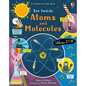 Sách Usborne: See Inside Atoms And Molecules