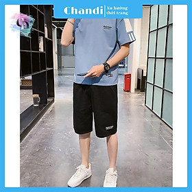 Đồ Bộ Thể Thao Nam thương hiệu Chandi, Đồ Bộ Mặc Nhà chất liệu thun cao cấp mát mẻ, thấm hút mồ hôi tốt MS907