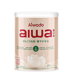 Sữa bột AIWA lon 350g - Thân Thể khoẻ mạnh, Tâm trí thư thái