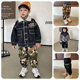 QK11Size90-130 (9-25kg)Quần Kaki bé trai, vải cực đẹp, ngầuThời trang trẻ Em hàng quảng châu