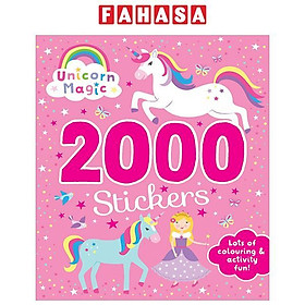 Sách ngoại văn: Unicorn Magic - 2000 Stickers - Parragon