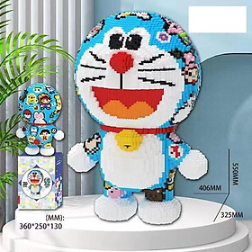 Bộ đồ chơi lắp ghép mô hình Doraemon 55cm xăm trổ