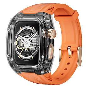 Mua Ốp Case tích hợp dây đeo Lamborghini Style cho Apple Watch Series 4/5/6/SE/7/8/9/SE1 2 Size 44mm/45mm - Hàng Chính Hãng