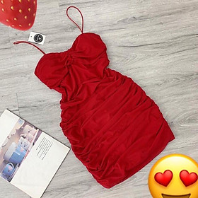 Đầm ôm body hai dây sexy gọi cảm DV51