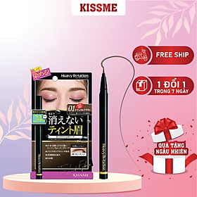 Bút Kẻ Chân Mày Bền Trong 24h Chống Thấm Nét Vẽ Siêu Mịn Kissme Heavy Rotation Tint Liquid Eyebrow