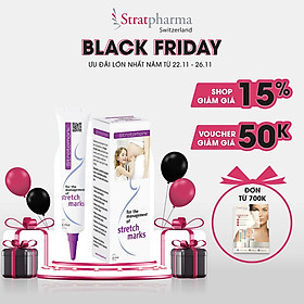 Stratamark 50g - Gel Silicone làm giảm và ngăn ngừa rạn da