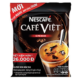 Cà Phê Đen Hòa Tan Nescafé Café Việt (35 Gói x 16g)