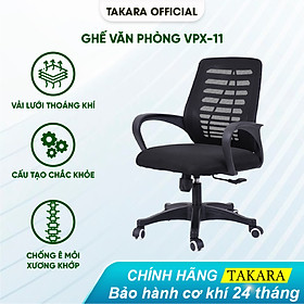 Mua Ghế Xoay Văn Phòng Cao Cấp Takara Lưng Chữ A Xoay 360 độ VPX11  Bánh Xe Trượt  Có Nâng Hạ