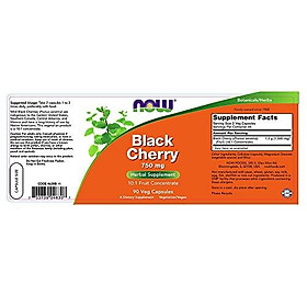 Viên Uống Now Từ Quả Cherry Đen 750mg