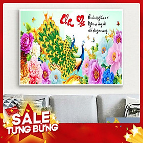 Mua 88*43CM TRANH THÊU CHỮ THẬP CHA MẸ TRANH CHƯA THÊU LV3166