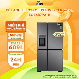Tủ lạnh Electrolux Inverter 609 Lít EQE6879A-B - Hàng Chính Hãng