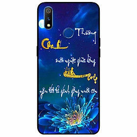 Ốp lưng in cho Realme 3 Pro Mẫu Thư Pháp Cha Mẹ