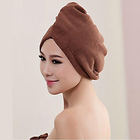 Microfiber Dry Hair Cap, Shower Cap, Strong Water Absorbent Triangle Hat, Girl Washing Hair, Quick-drying,Wiping Hair Towel Tool
