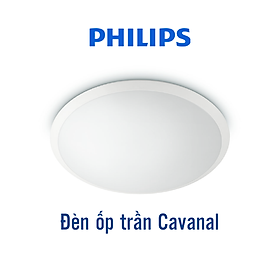 Bộ Đèn Philips LED ốp trần tròn 31808 CAVANAL LED 4000K 13.5W