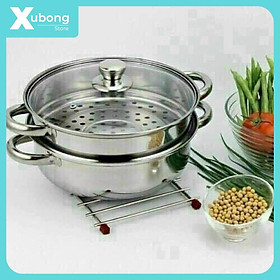 Mua Nồi Hấp Inox 2 Tầng Đa Năng Cao Cấp Siêu Tiện Ích
