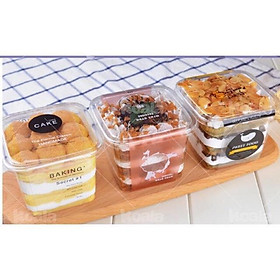 Mua 50 cái hộp B108 đựng bánh trà sữa mousse các loại bánh