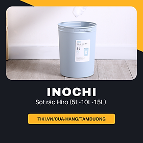 Sọt rác Inochi Hiro 5L-10L-15L (Giao màu ngẫu nhiên)