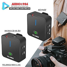 Mua Micro ve áo  Wolf King MX5 2.4G lavalier không dây cho điện thoại máy ảnh