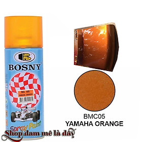 Mua Sơn xịt màu gỗ vàng cam - phụ hồi màu gỗ mới - sơn gỗ Bosny dung tích 400ml - Nhập khẩu Thái Lan