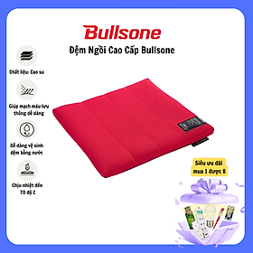 Đệm Ngồi xe hơi, văn phòng Cao Cấp Bullsone Size M - Màu Đỏ