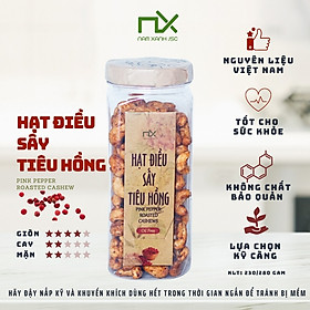 Hạt Điều Sấy Tiêu Hồng 230g (280g)/ Pink Pepper Coated Cashews 230g (280g)