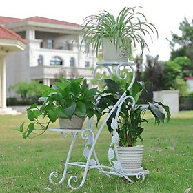 Mua Kệ sắt để chậu hoa cây cảnh 3 tầng S1975