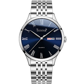 Đồng hồ nam chính hãng Teintop T7017-3 Fullbox, Kính sapphire ,chống xước,chống nước,dây kim loại thép không gỉ 316L, Mới 100%,Bảo hành 12 tháng,Thiết kế đơn giản ,trẻ trung và sang trọng