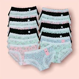 Combo 5 Quần Lót Nữ Voan Viền Ren Họa Tiết Xinh Xắn 6456 – Thanh Lịch, Phong Cách