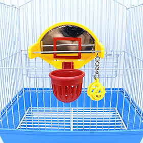 Bird Playground Trick Basketball Stacking Foraging Toy for Conure Chicken Cage Education Play Activity Foot Toy