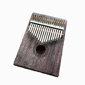 Đàn Kalimba Woim cao cấp 17 phím, Thumb Piano 17 keys - Gỗ màu trà