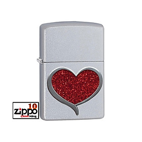 Bật lửa Zippo 29410 Glitter Heart - Chính hãng 100%