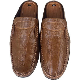 Dép bít mũi nam BIGSIZE da bò cao cấp Trường Hải BM056