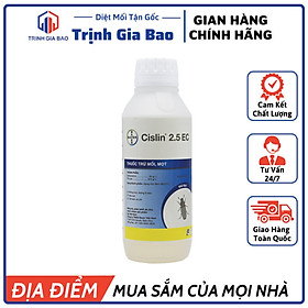 Chế Phẩm Diệt Mối Mọt Cislin 2.5 Ec Chai 1000ml Giúp Phòng Chống Dài Hạn Các Loại Sâu Mọt Tấn Công Gỗ