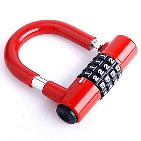 Khóa Chữ U Chống Cắt Cao Cấp Có Mã Bảo Mật 4 Số An Toàn