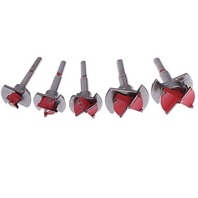 Bộ Định Vị Mở Lỗ Gỗ 5PSC Cánh Bằng 15-35mm