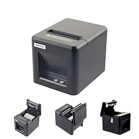 Máy in bill, in hóa đơn K80 chính hãng Xprinter XP-T80U cổng USB, LAN in bill từ điện thoại và máy tính - Hàng Chính Hãng